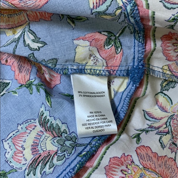 Joie Women’s Baja Blue Floral Puff Sleeve Mini Dress With Belt Summer Chic 4 - Picture 8 of 8